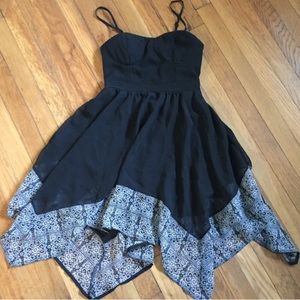 AE boho handkerchief flowy style dress
